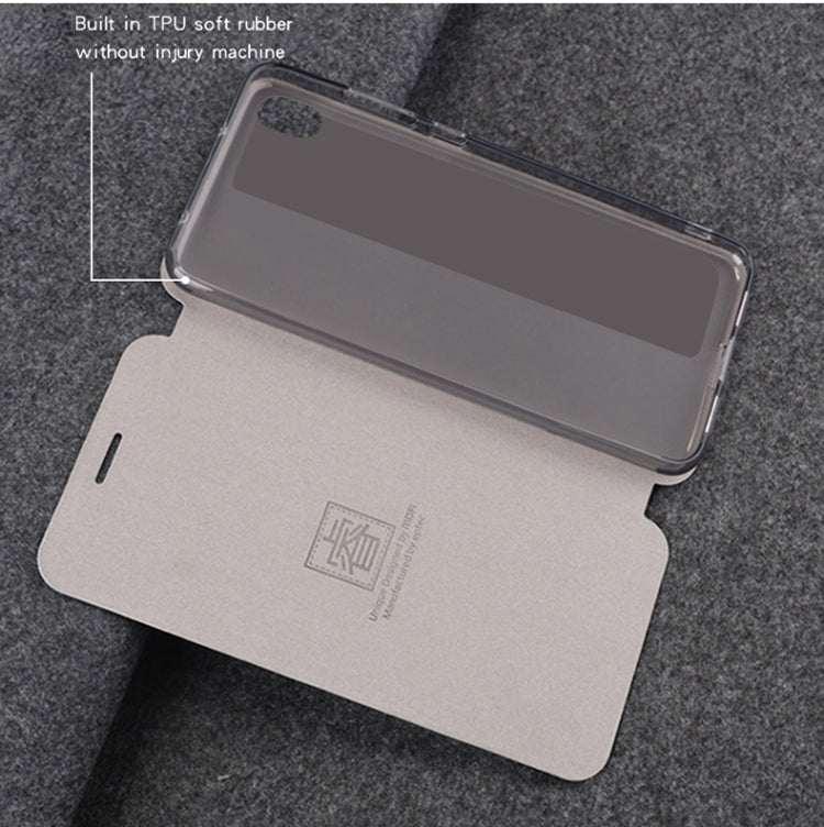 MOFI Rui Series Classical Leather Flip Leather Case With Bracket Embedded Steel Plate All-inclusive for Xiaomi Redmi 7A