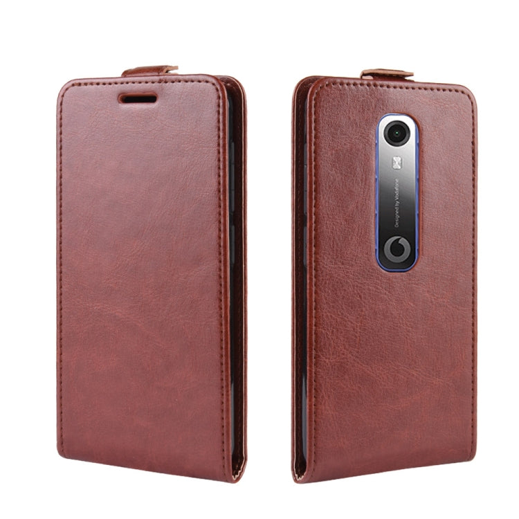 Crazy Horse Vertical Flip Leather Protective Case for Vodafone Smart N10 / VFD 630