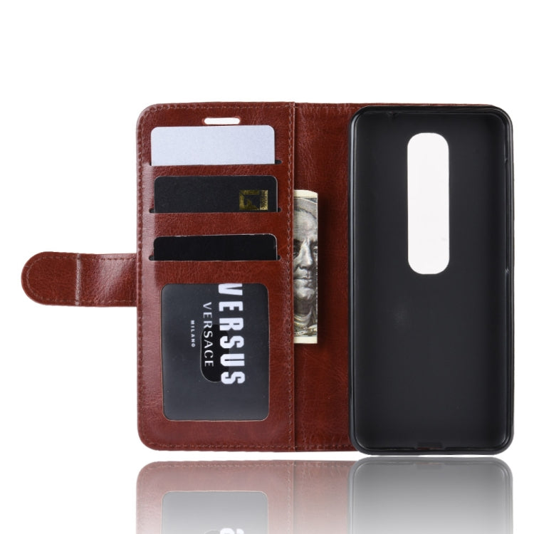 R64 Texture Single Fold Horizontal Flip Leather Case for Vodafone Smart N10 / VFD 630, with Holder & Card Slots & Wallet