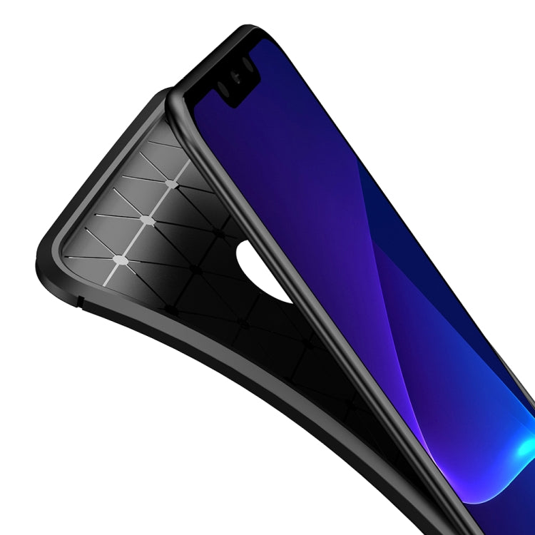 Beetle Series Carbon Fiber Texture Shockproof TPU Case for Huawei Nova 3