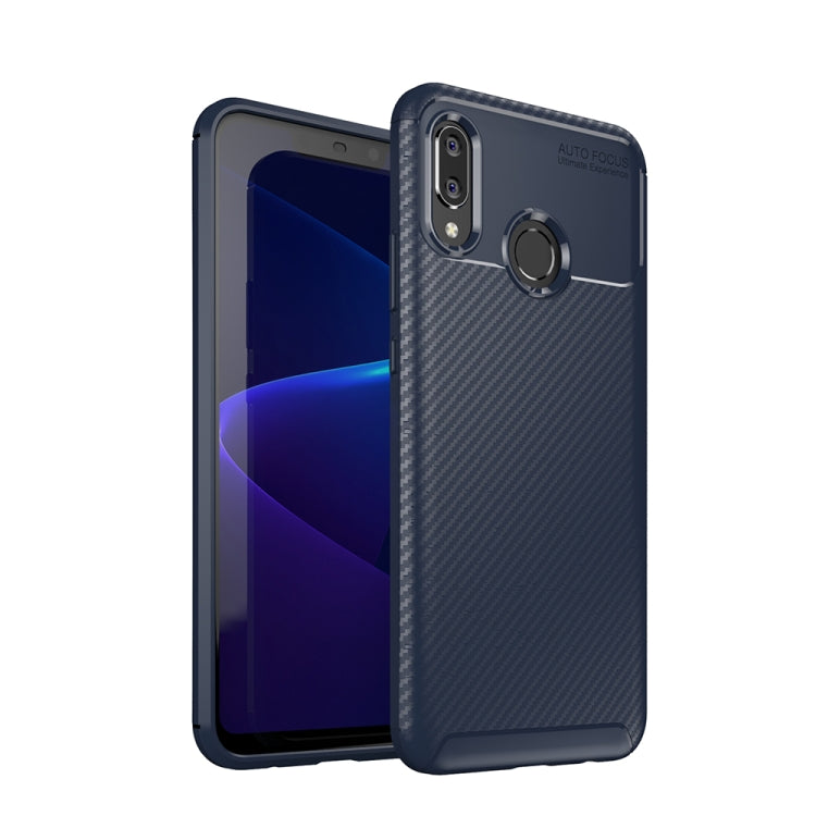 Beetle Series Carbon Fiber Texture Shockproof TPU Case for Huawei Nova 3