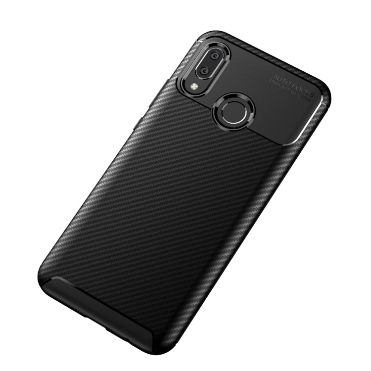 Beetle Series Carbon Fiber Texture Shockproof TPU Case for Huawei Nova 3