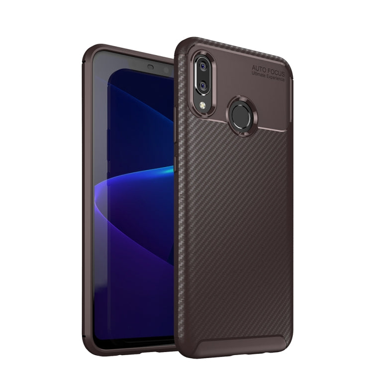 Beetle Series Carbon Fiber Texture Shockproof TPU Case for Huawei Nova 3