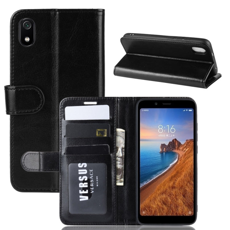 R64 Texture Single Fold Horizontal Flip Leather Case for Redmi 7A, with Holder & Card Slots & Wallet