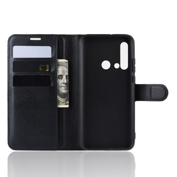 Litchi Texture Horizontal Flip Leather Case for Huawei P20 Lite 2019 / Nova 5i, with Wallet & Holder & Card Slots