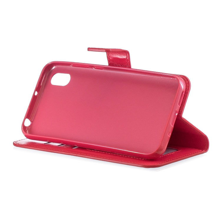 Crazy Horse Texture Horizontal Flip Leather Case with Holder & Card Slots & Wallet & Photo Frame for Huawei Y5 2019