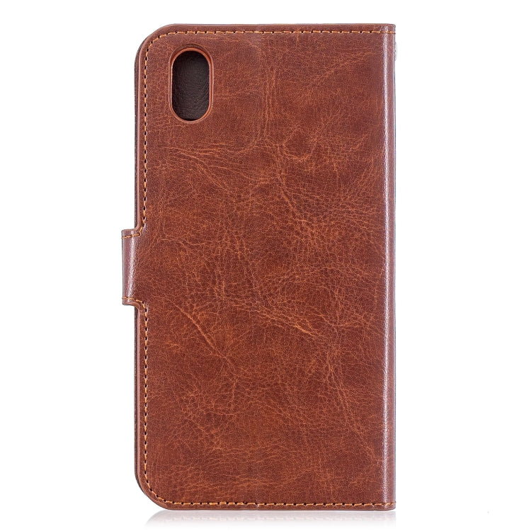 Crazy Horse Texture Horizontal Flip Leather Case with Holder & Card Slots & Wallet & Photo Frame for Huawei Y5 2019