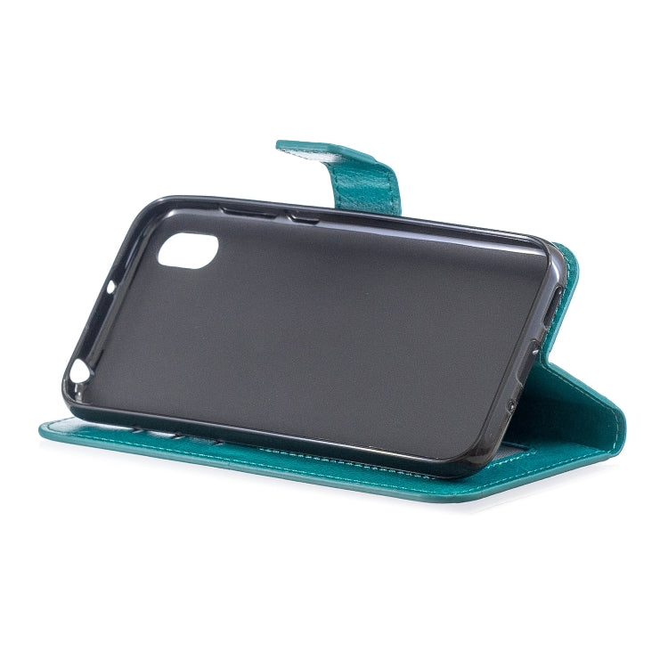 Crazy Horse Texture Horizontal Flip Leather Case with Holder & Card Slots & Wallet & Photo Frame for Huawei Y5 2019