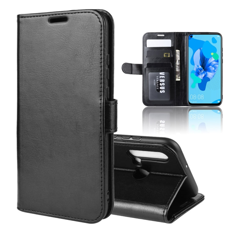 R64 Texture Single Fold Horizontal Flip Leather Case for Huawei P20 Lite 2019 / Nova 5i, with Holder & Card Slots & Wallet