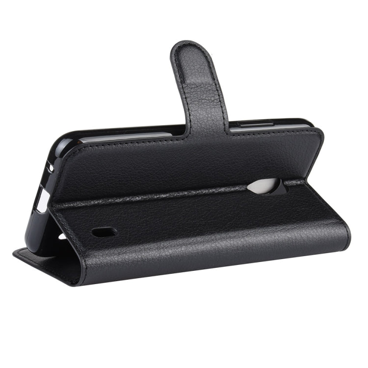 Litchi Texture Horizontal Flip Leather Case for Nokia 2.2, with Wallet & Holder & Card Slots