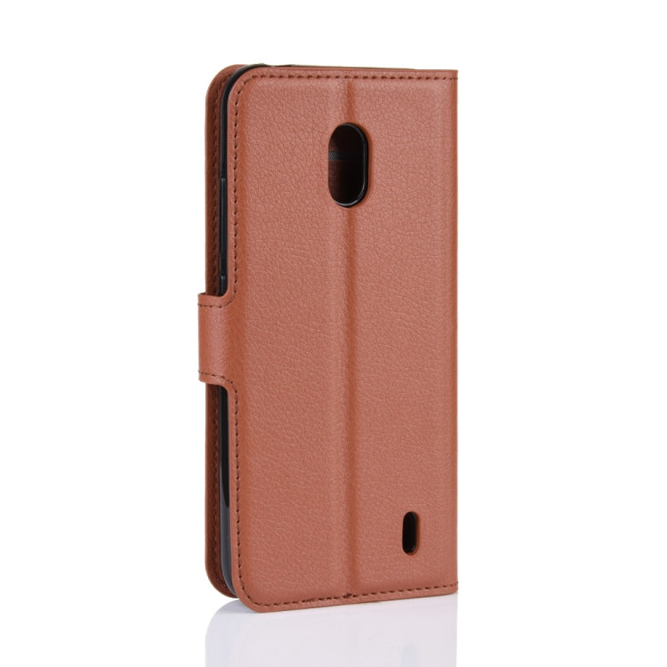 Litchi Texture Horizontal Flip Leather Case for Nokia 2.2, with Wallet & Holder & Card Slots