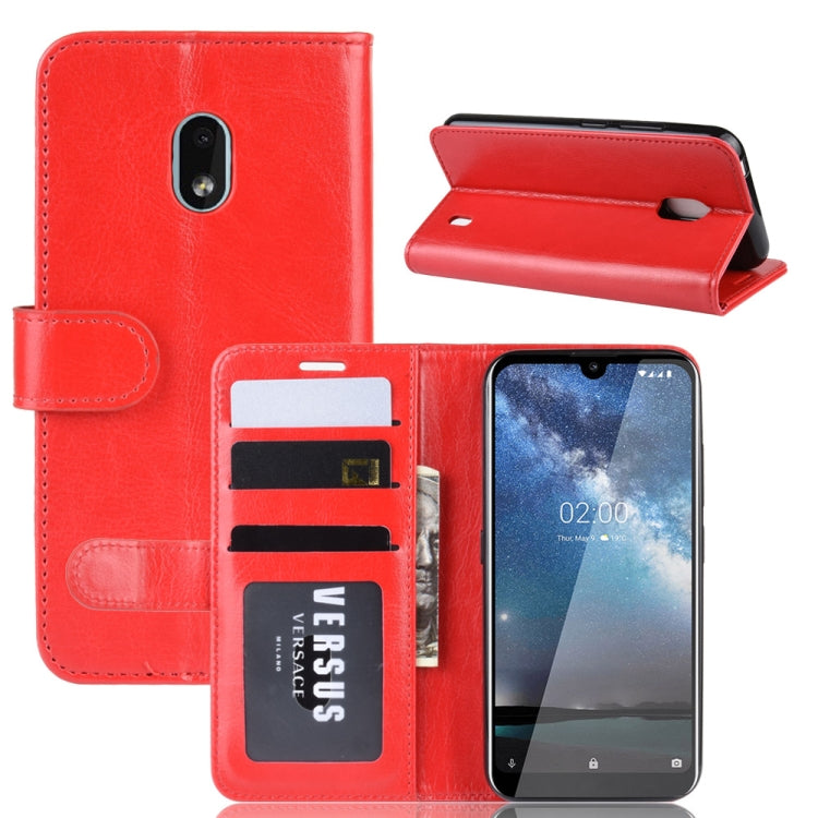 R64 Texture Single Fold Horizontal Flip Leather Case for NOKIA 2.2, with Holder & Card Slots & Wallet