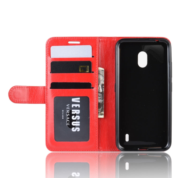 R64 Texture Single Fold Horizontal Flip Leather Case for NOKIA 2.2, with Holder & Card Slots & Wallet