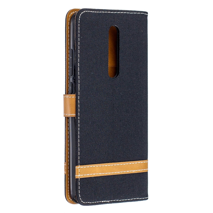 Color Matching Denim Texture Leather Case for Xiaomi Redmi K20 & K20 Pro, with Holder & Card Slots & Wallet & Lanyard