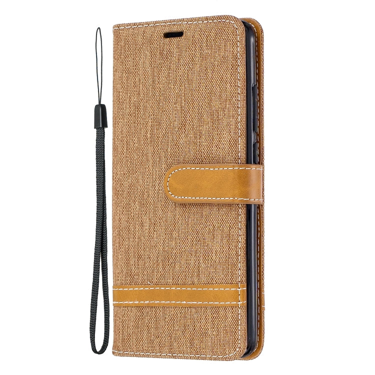 Color Matching Denim Texture Leather Case for Xiaomi Redmi K20 & K20 Pro, with Holder & Card Slots & Wallet & Lanyard