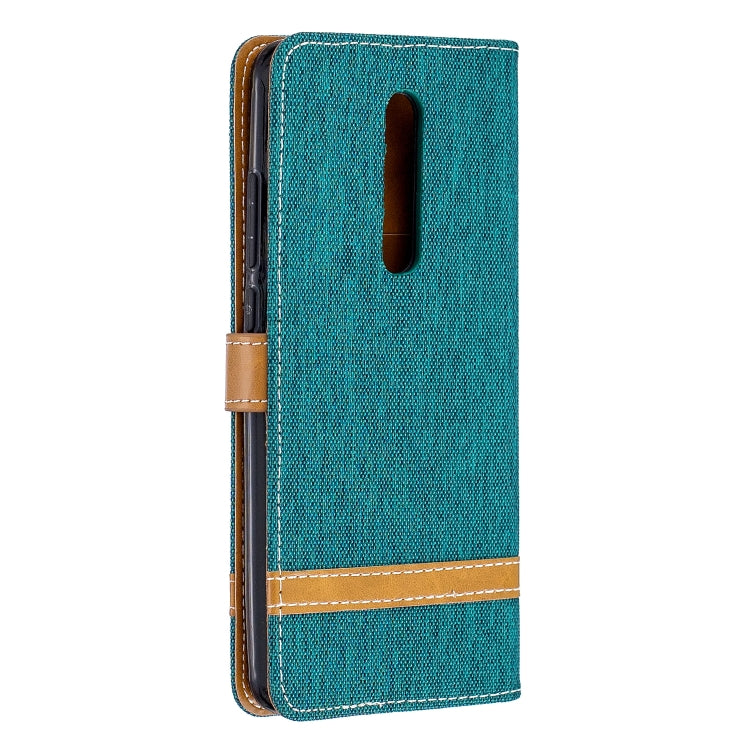 Color Matching Denim Texture Leather Case for Xiaomi Redmi K20 & K20 Pro, with Holder & Card Slots & Wallet & Lanyard