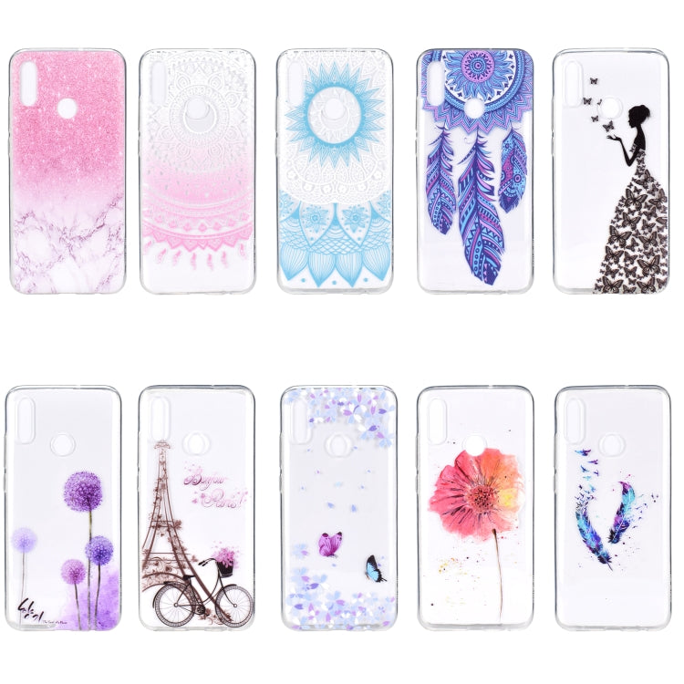 Stylish and Beautiful Pattern TPU Drop Protection Case for Huawei Y9 2019