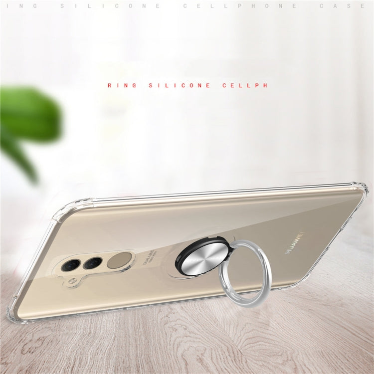 Ultra-thin TPU Protective Case for Huawei mate 20 Lite / Maimang 7, with 360 Degree Rotation Holder