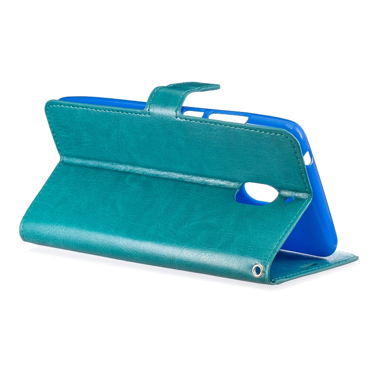 Crazy Horse Texture Horizontal Flip Leather Case with Holder & Card Slots & Wallet & Photo Frame For Nokia 2.1