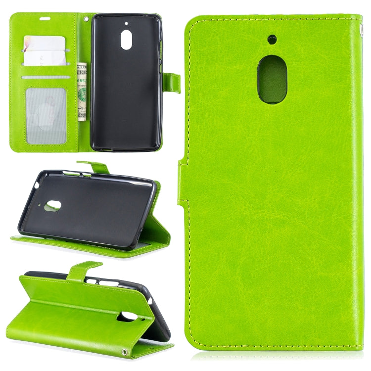 Crazy Horse Texture Horizontal Flip Leather Case with Holder & Card Slots & Wallet & Photo Frame For Nokia 2.1