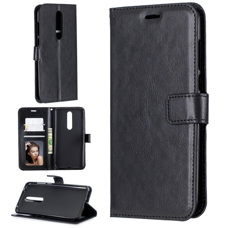 Crazy Horse Texture Horizontal Flip Leather Case with Holder & Card Slots & Wallet & Photo Frame For Nokia 3.1 plus