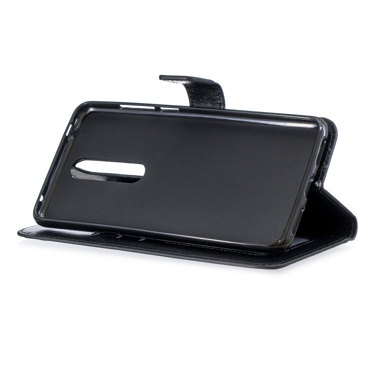 Crazy Horse Texture Horizontal Flip Leather Case with Holder & Card Slots & Wallet & Photo Frame For Nokia 3.1 plus