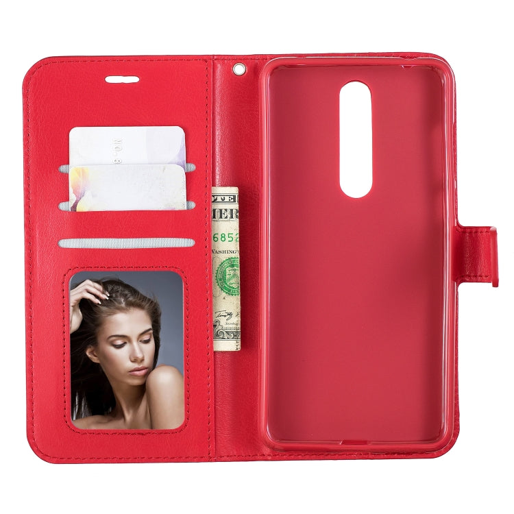 Crazy Horse Texture Horizontal Flip Leather Case with Holder & Card Slots & Wallet & Photo Frame For Nokia 3.1 plus