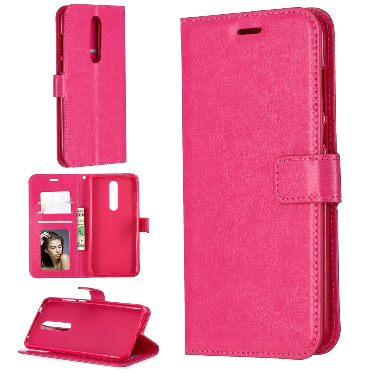 Crazy Horse Texture Horizontal Flip Leather Case with Holder & Card Slots & Wallet & Photo Frame For Nokia 3.1 plus