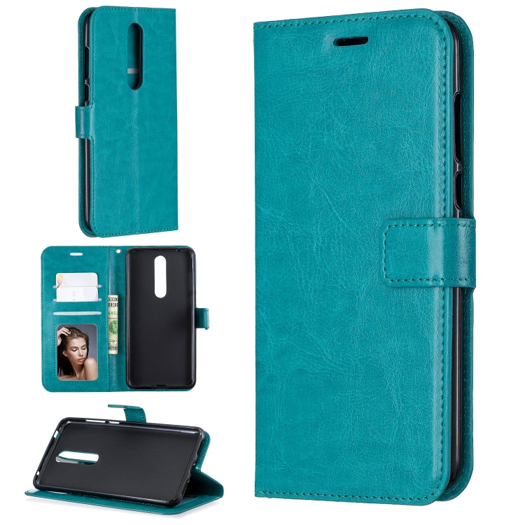 Crazy Horse Texture Horizontal Flip Leather Case with Holder & Card Slots & Wallet & Photo Frame For Nokia 3.1 plus