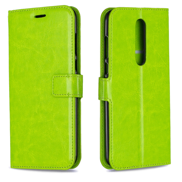 Crazy Horse Texture Horizontal Flip Leather Case with Holder & Card Slots & Wallet & Photo Frame For Nokia 3.1 plus