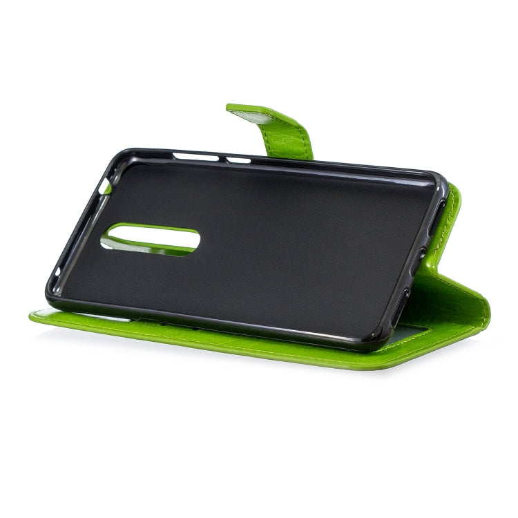 Crazy Horse Texture Horizontal Flip Leather Case with Holder & Card Slots & Wallet & Photo Frame For Nokia 3.1 plus