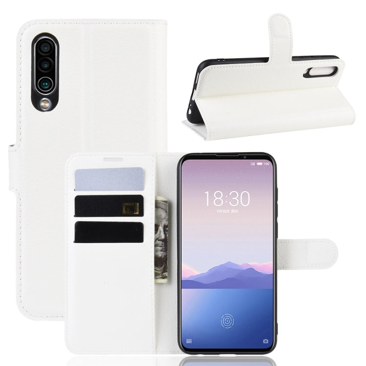 Litchi Texture Horizontal Flip Leather Case for MEIZU 16XS, with Wallet & Holder & Card Slots