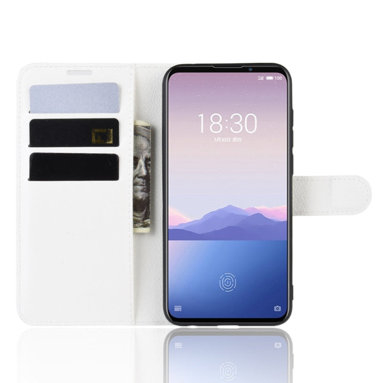 Litchi Texture Horizontal Flip Leather Case for MEIZU 16XS, with Wallet & Holder & Card Slots