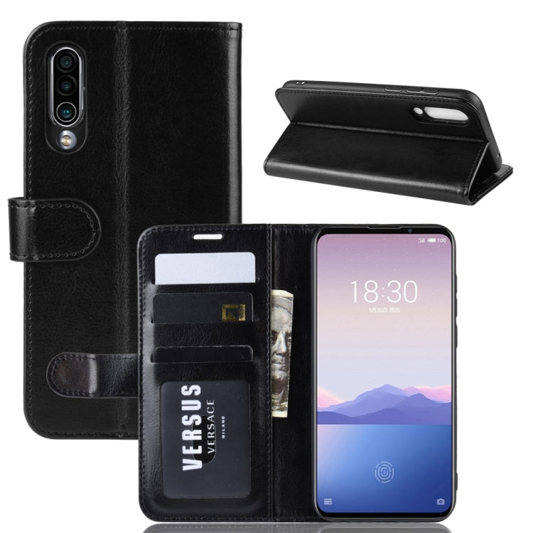 R64 Texture Single Fold Horizontal Flip Leather Case for MEIZU 16XS, with Holder & Card Slots & Wallet