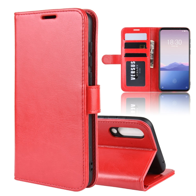 R64 Texture Single Fold Horizontal Flip Leather Case for MEIZU 16XS, with Holder & Card Slots & Wallet
