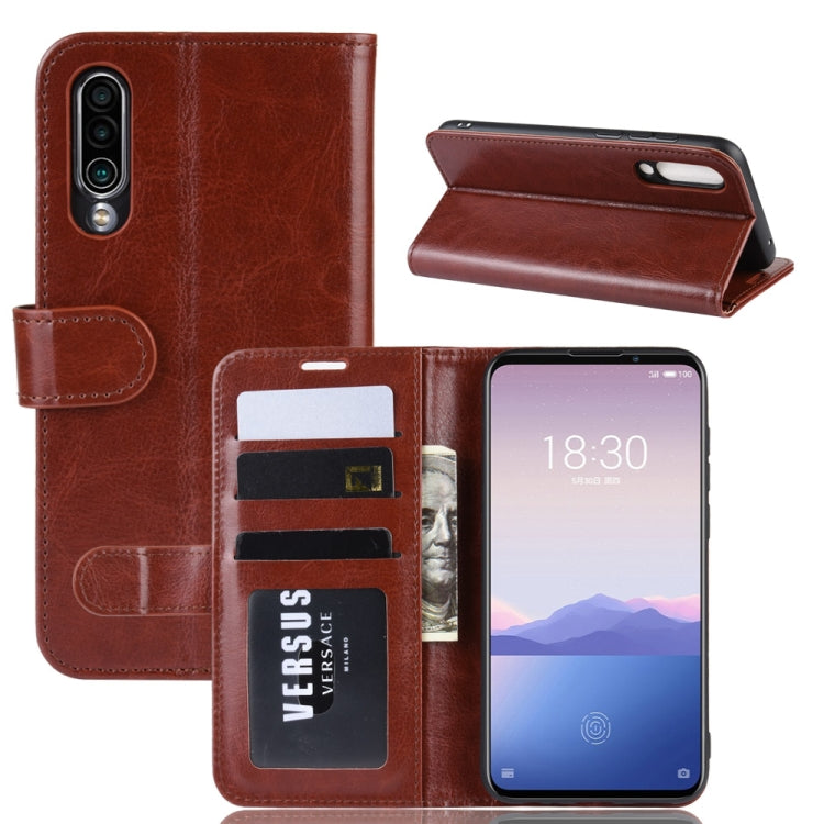 R64 Texture Single Fold Horizontal Flip Leather Case for MEIZU 16XS, with Holder & Card Slots & Wallet