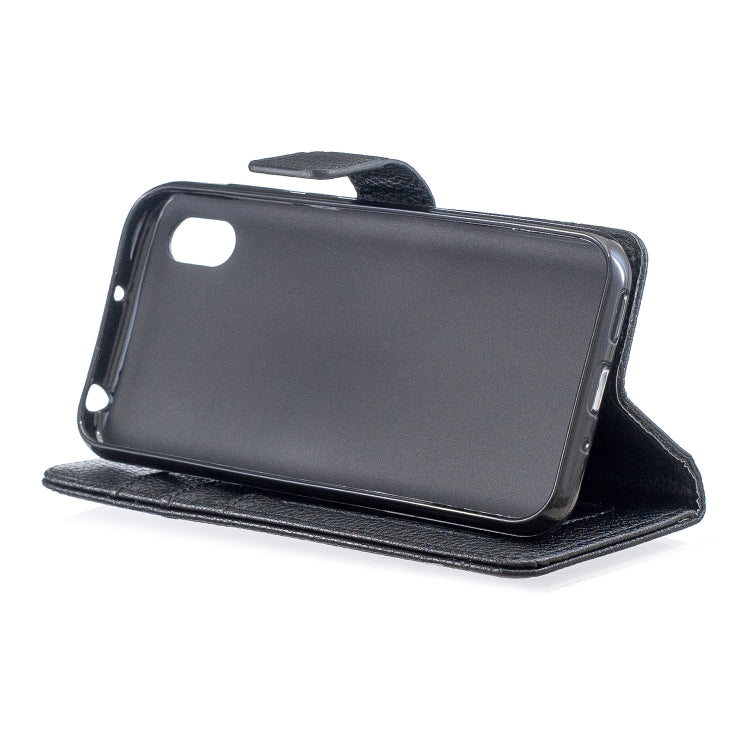 For Huawei Y5 2019 Lychee Texture Horizontal Flip Leather Case with Holder & Card Slots & Wallet & Photo Frame