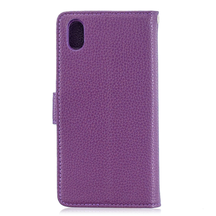 For Huawei Y5 2019 Lychee Texture Horizontal Flip Leather Case with Holder & Card Slots & Wallet & Photo Frame