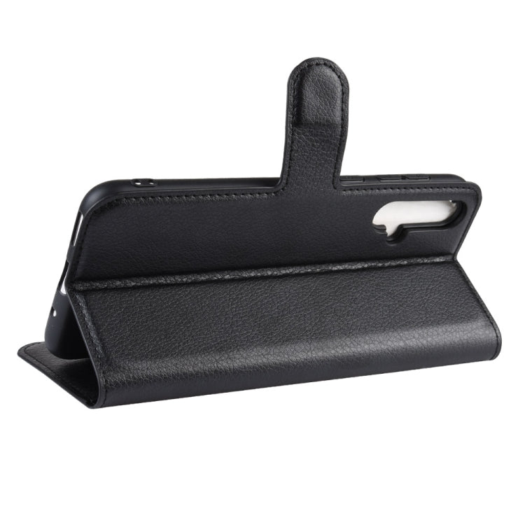 Litchi Texture Horizontal Flip Leather Case for Huawei Nova 5, with Wallet & Holder & Card Slots