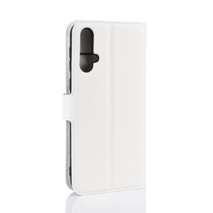 Litchi Texture Horizontal Flip Leather Case for Huawei Nova 5, with Wallet & Holder & Card Slots