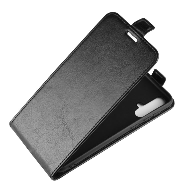 Crazy Horse Vertical Flip Leather Protective Case for Huawei Nova 5