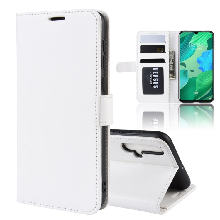 R64 Texture Single Fold Horizontal Flip Leather Case for Huawei Nova 5, with Holder & Card Slots & Wallet
