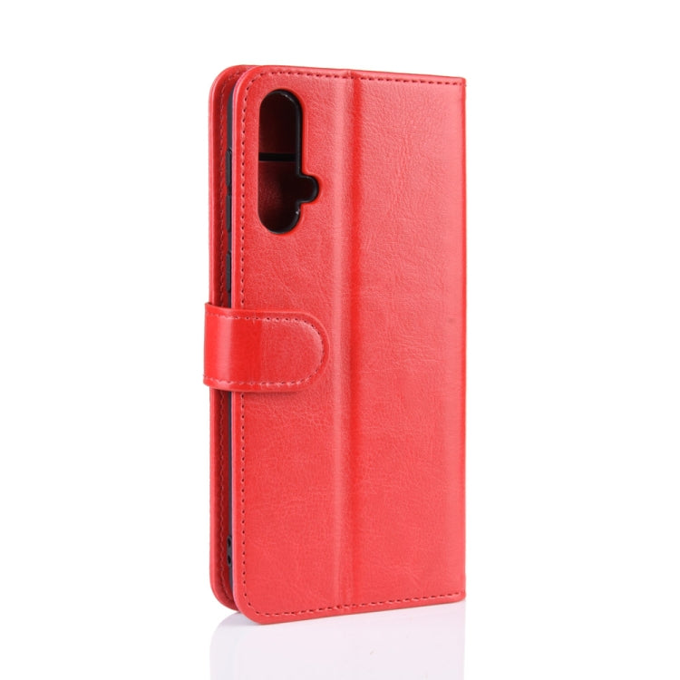 R64 Texture Single Fold Horizontal Flip Leather Case for Huawei Nova 5, with Holder & Card Slots & Wallet