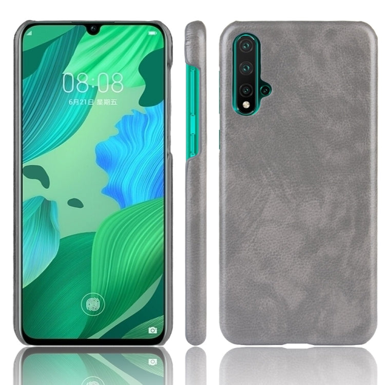 Shockproof Litchi Texture PC + PU Case For Huawei Nova 5 / Nova 5 Pro