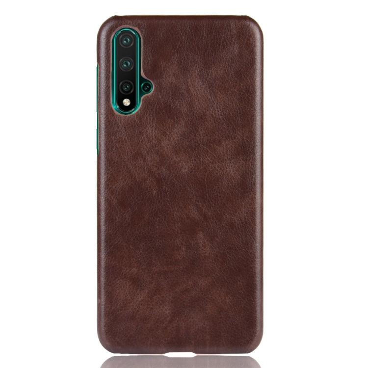 Shockproof Litchi Texture PC + PU Case For Huawei Nova 5 / Nova 5 Pro