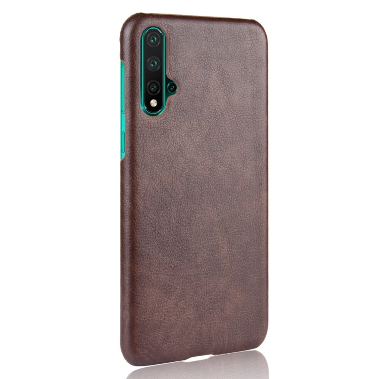 Shockproof Litchi Texture PC + PU Case For Huawei Nova 5 / Nova 5 Pro