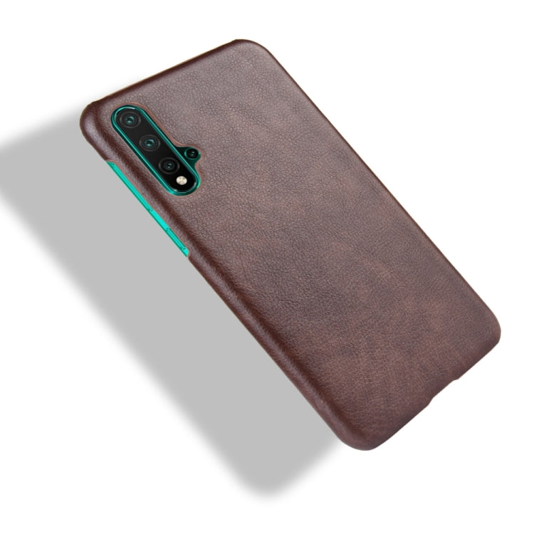 Shockproof Litchi Texture PC + PU Case For Huawei Nova 5 / Nova 5 Pro