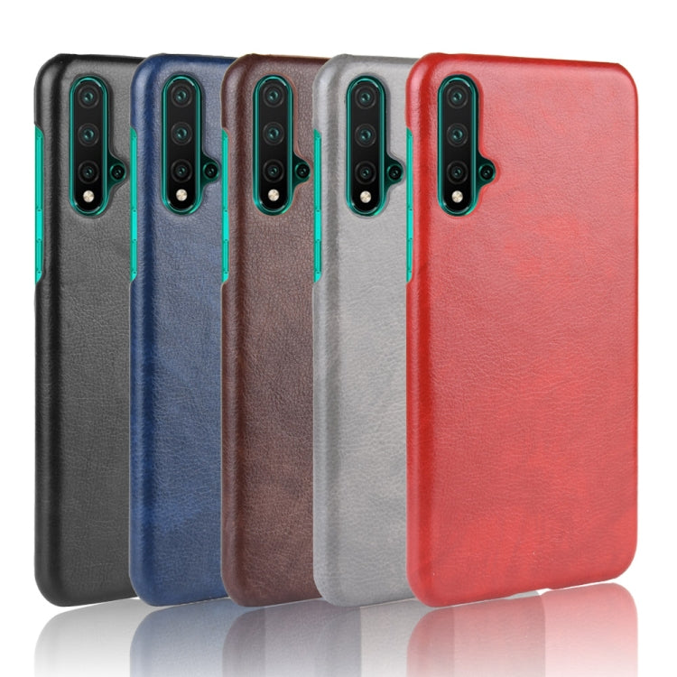 Shockproof Litchi Texture PC + PU Case For Huawei Nova 5 / Nova 5 Pro