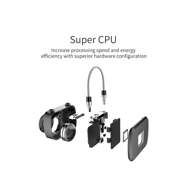 L13 Fingerprint Lock Intelligent Small Padlock Outdoor Luggage Lock Gym Fingerprint Padlock(Black)