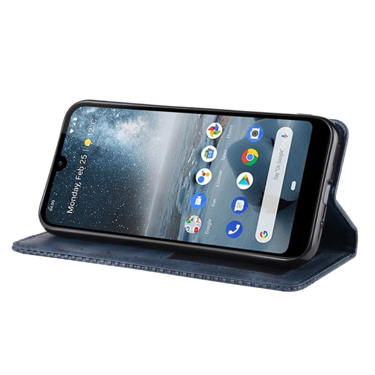 Magnetic Buckle Retro Crazy Horse Texture Horizontal Flip Leather Case for Nokia 4.2, with Holder & Card Slots & Photo Frame